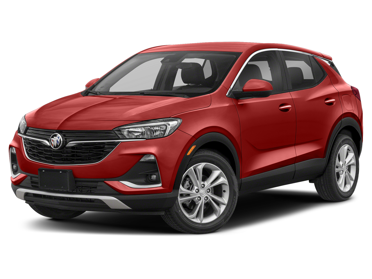 2023 Buick Encore GX Preferred in Cinnabar Metallic — front three-quarter view