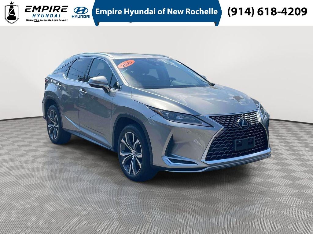 2021 Lexus RX 350 350 in Atomic Silver — front three-quarter view