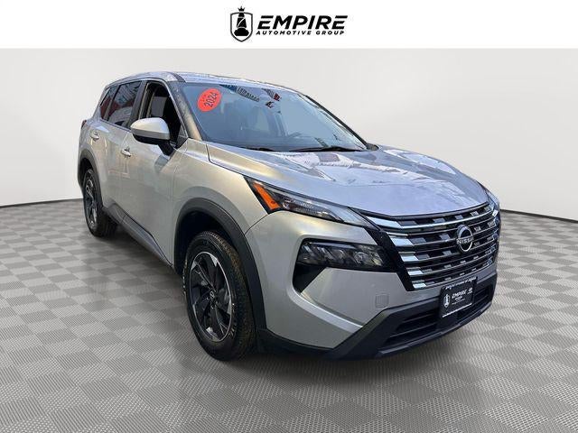 2024 Nissan Rogue SV in Brilliant Silver Metallic — front three-quarter view