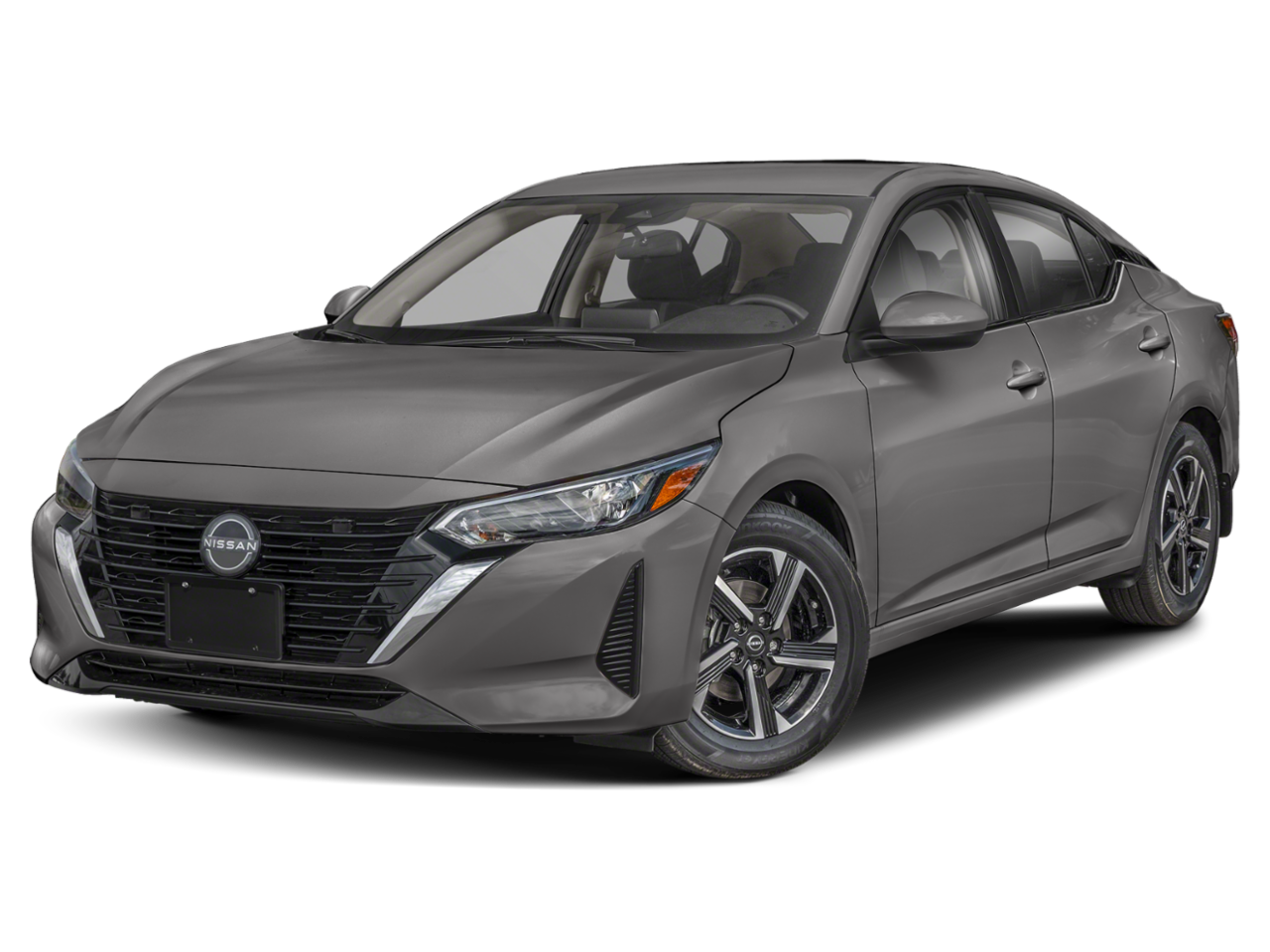 2024 Nissan Sentra SV Xtronic CVT in Gun Metallic — front three-quarter view