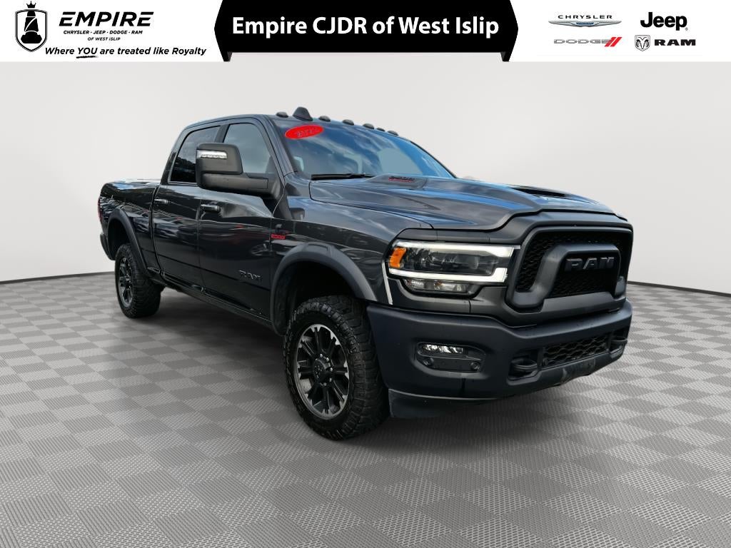 2023 RAM 2500 Power Wagon Rebel Crew Cab 4x4 6'4' Box in Granite Crystal Metallic Clearcoat — front three-quarter view