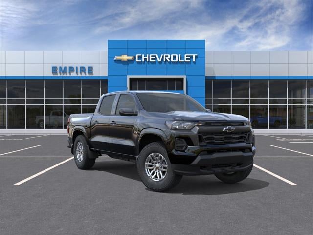 2026 Chevrolet Colorado LT in Black — front three-quarter view