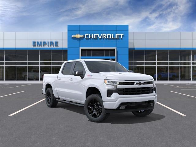 2026 Chevrolet Silverado 1500 RST in Summit White — front three-quarter view
