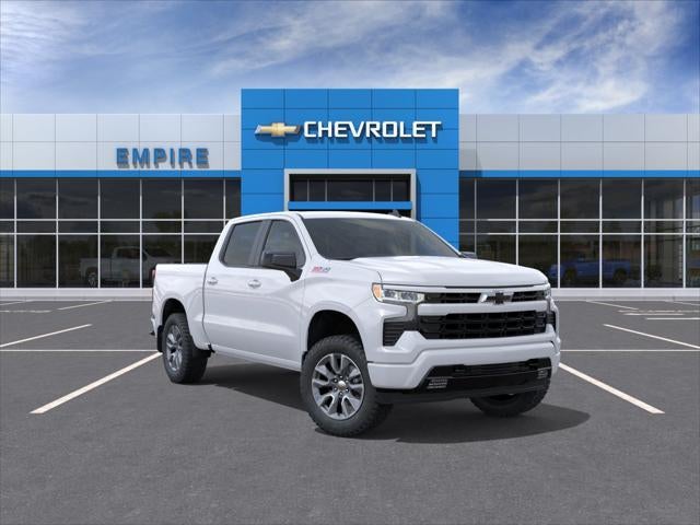 2026 Chevrolet Silverado 1500 RST in Summit White — front three-quarter view