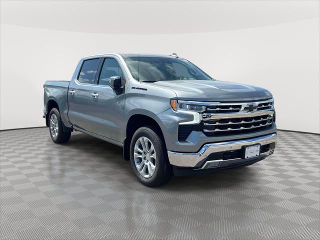 2026 Chevrolet Silverado 1500 LTZ in Sterling Gray Metallic — front three-quarter view