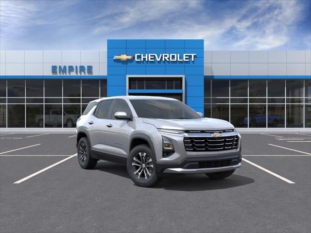 2027 Chevrolet Equinox LT in Sterling Gray Metallic — front three-quarter view