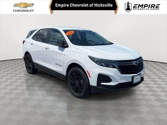 2023 Chevrolet Equinox LS in Summit White — front three-quarter view