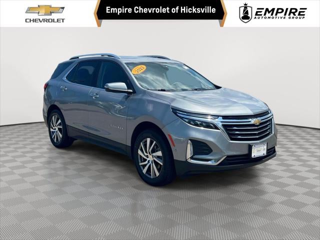 2023 Chevrolet Equinox Premier in Sterling Gray Metallic — front three-quarter view