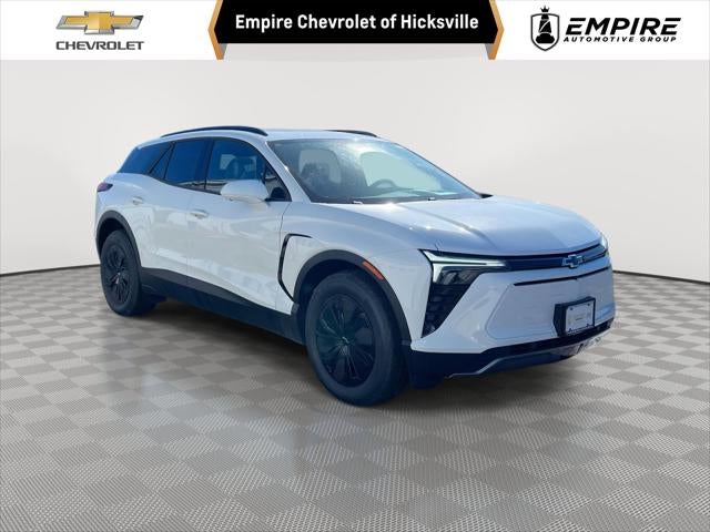 2026 Chevrolet Blazer EV LT in Summit White — front three-quarter view