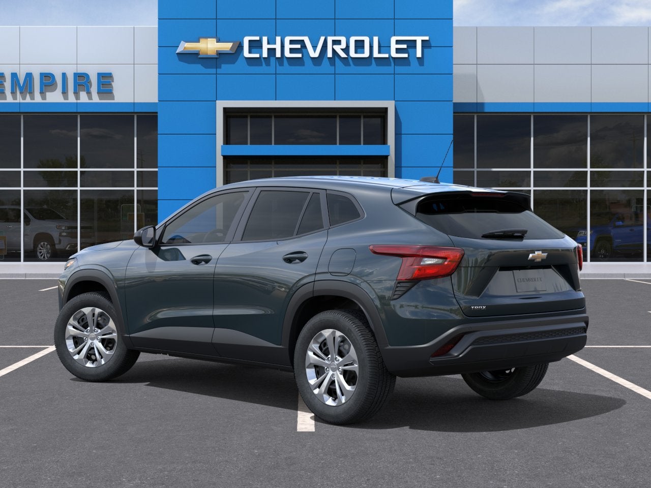 2026 Chevrolet Trax — rear three-quarter view