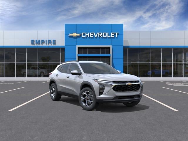 2026 Chevrolet Trax LT in Sterling Gray Metallic — front three-quarter view