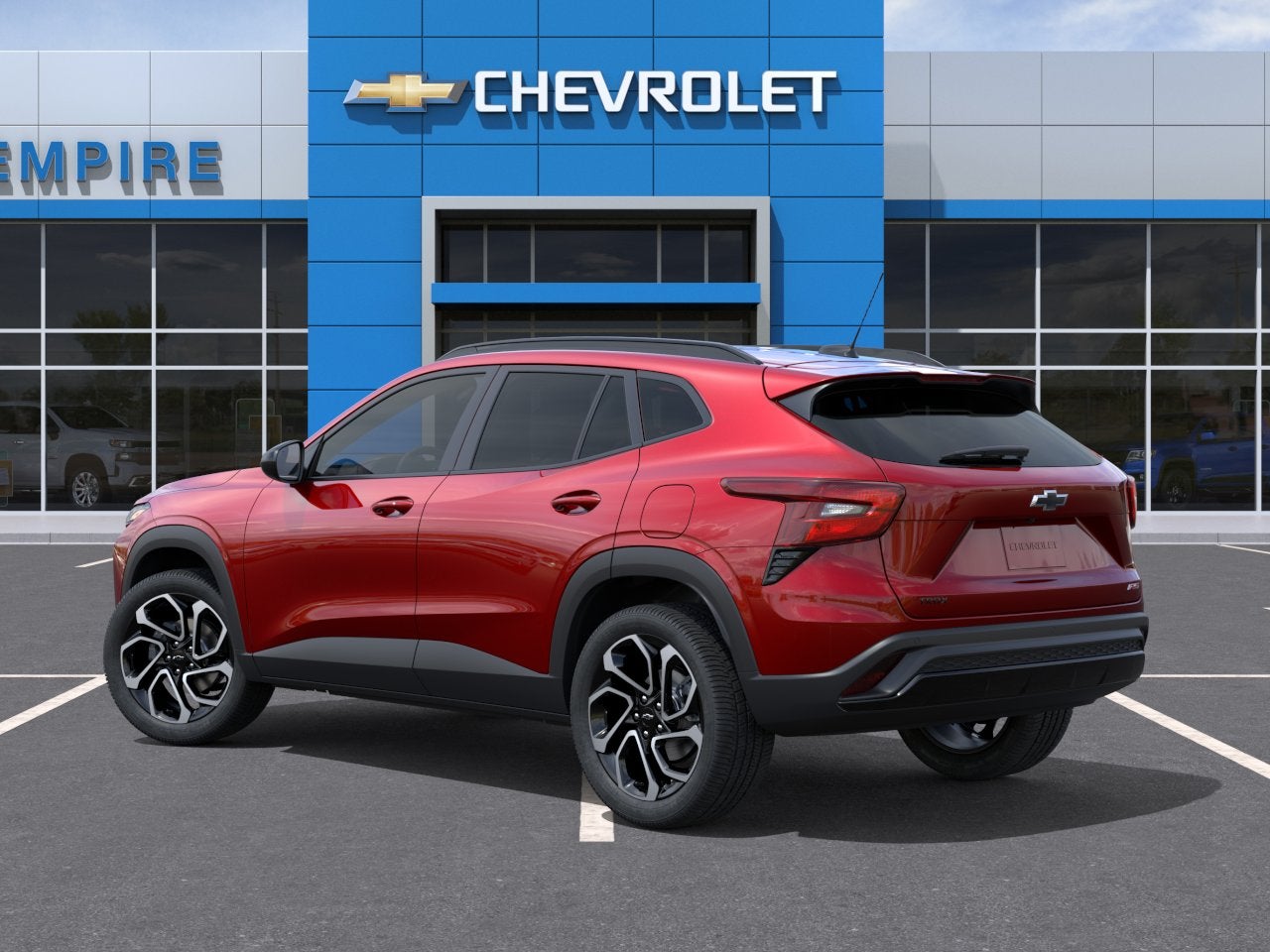 2026 Chevrolet Trax — rear three-quarter view