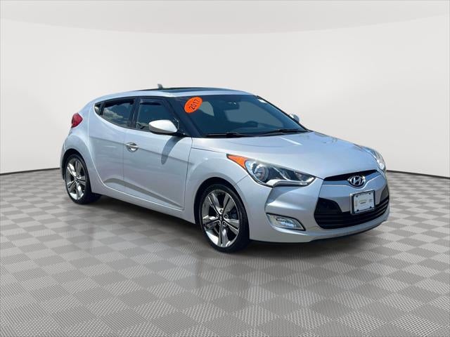 2017 Hyundai Veloster Value Edition in Ironman Silver Metallic — front three-quarter view