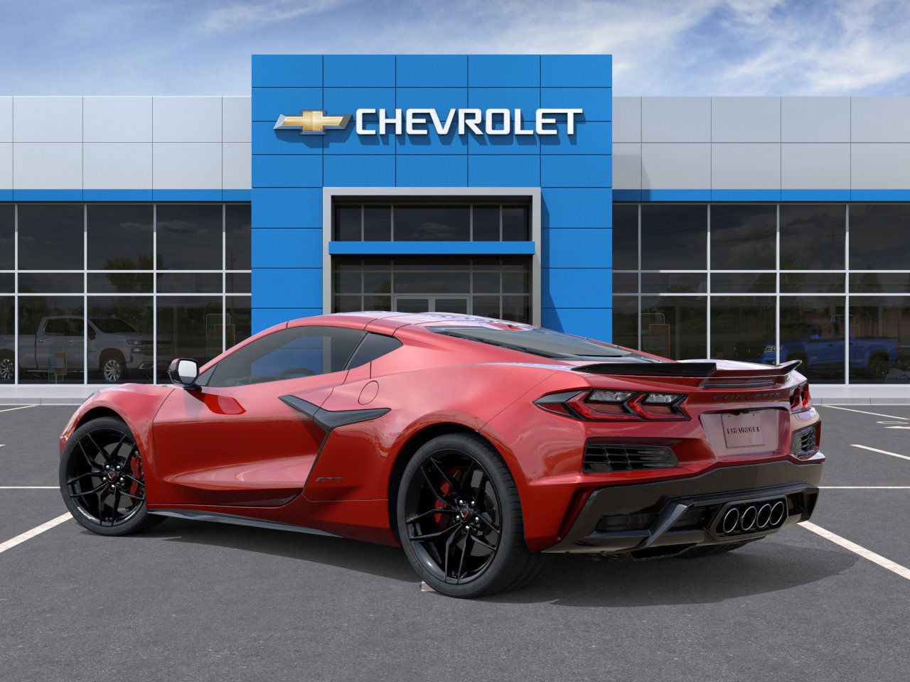 2026 Chevrolet Corvette Z06 — rear three-quarter view