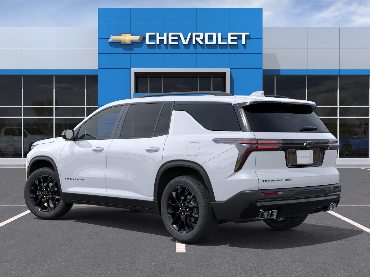2026 Chevrolet Traverse — rear three-quarter view