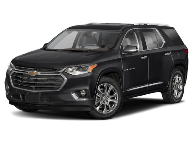 2020 Chevrolet Traverse Premier in Mosaic Black Metallic — front three-quarter view