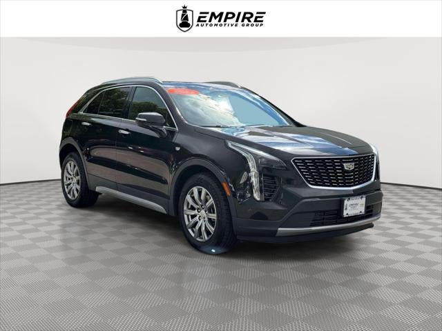 2021 Cadillac XT4 AWD Premium Luxury in Stellar Black Metallic — front three-quarter view