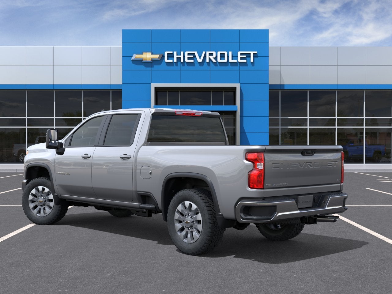 2026 Chevrolet Silverado 2500 HD — rear three-quarter view