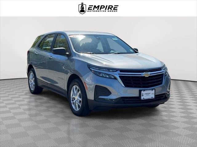 2024 Chevrolet Equinox LS in Sterling Gray Metallic — front three-quarter view