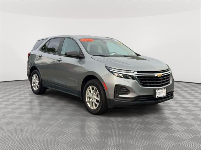 2023 Chevrolet Equinox LS in Sterling Gray Metallic — front three-quarter view