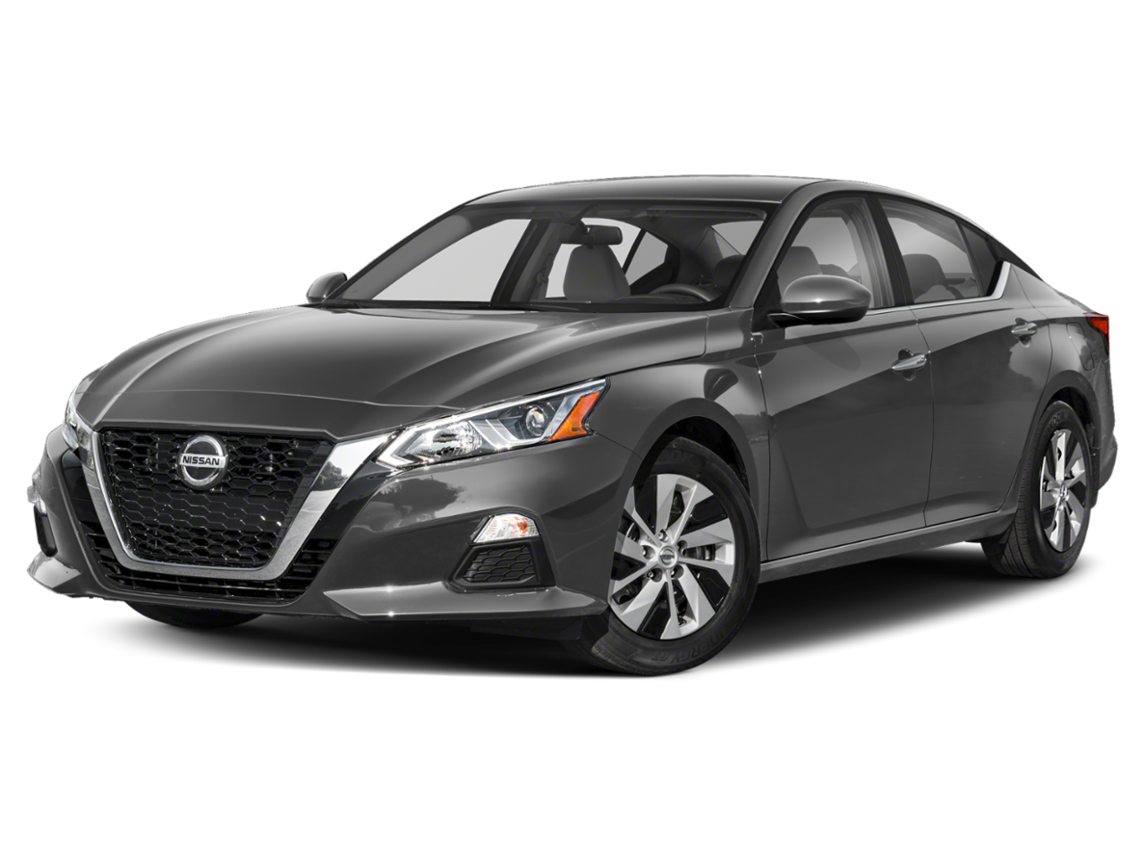 2020 Nissan Altima S FWD in Gun Metallic — front three-quarter view