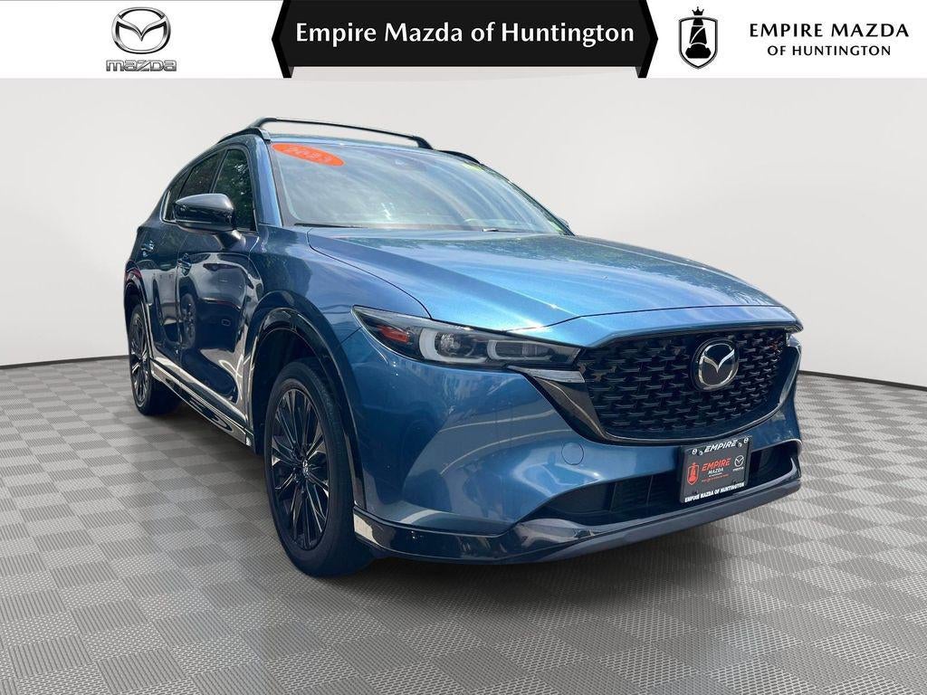 2023 Mazda Mazda CX-5 2.5 Turbo in Eternal Blue Mica — front three-quarter view