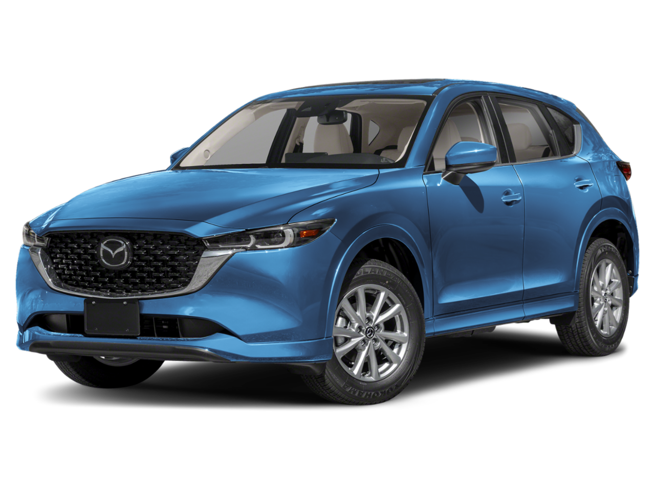2024 Mazda Mazda CX-5 2.5 S Preferred in Eternal Blue Mica — front three-quarter view