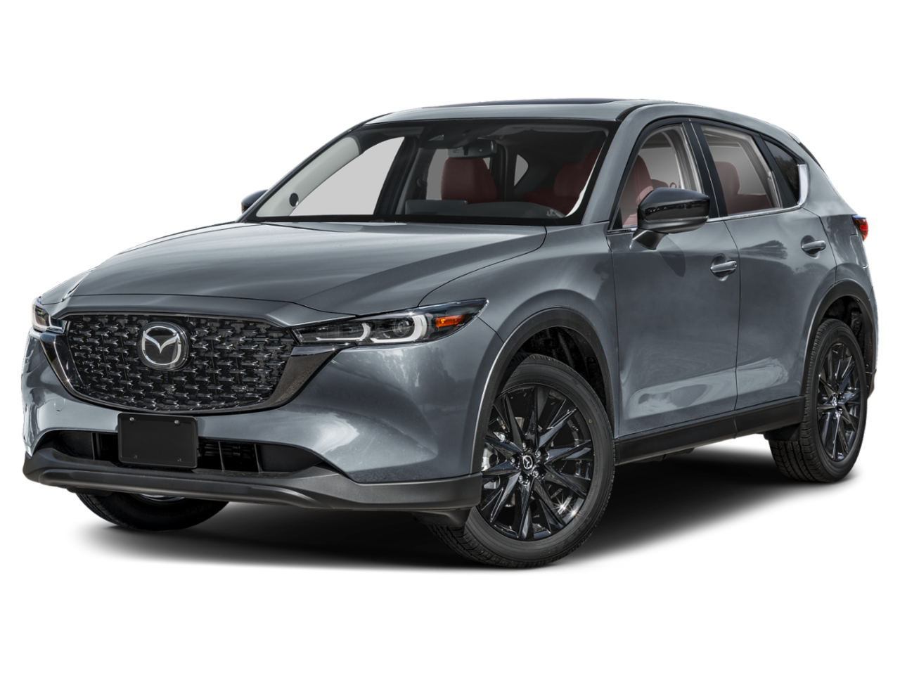 2025 Mazda Mazda CX-5 2.5 S Carbon Edition in Polymetal Gray Metallic — front three-quarter view