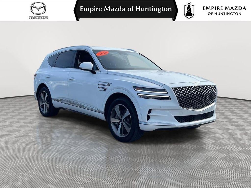 2024 Genesis GV80 3.5T 7P (A8) in Alta White — front three-quarter view